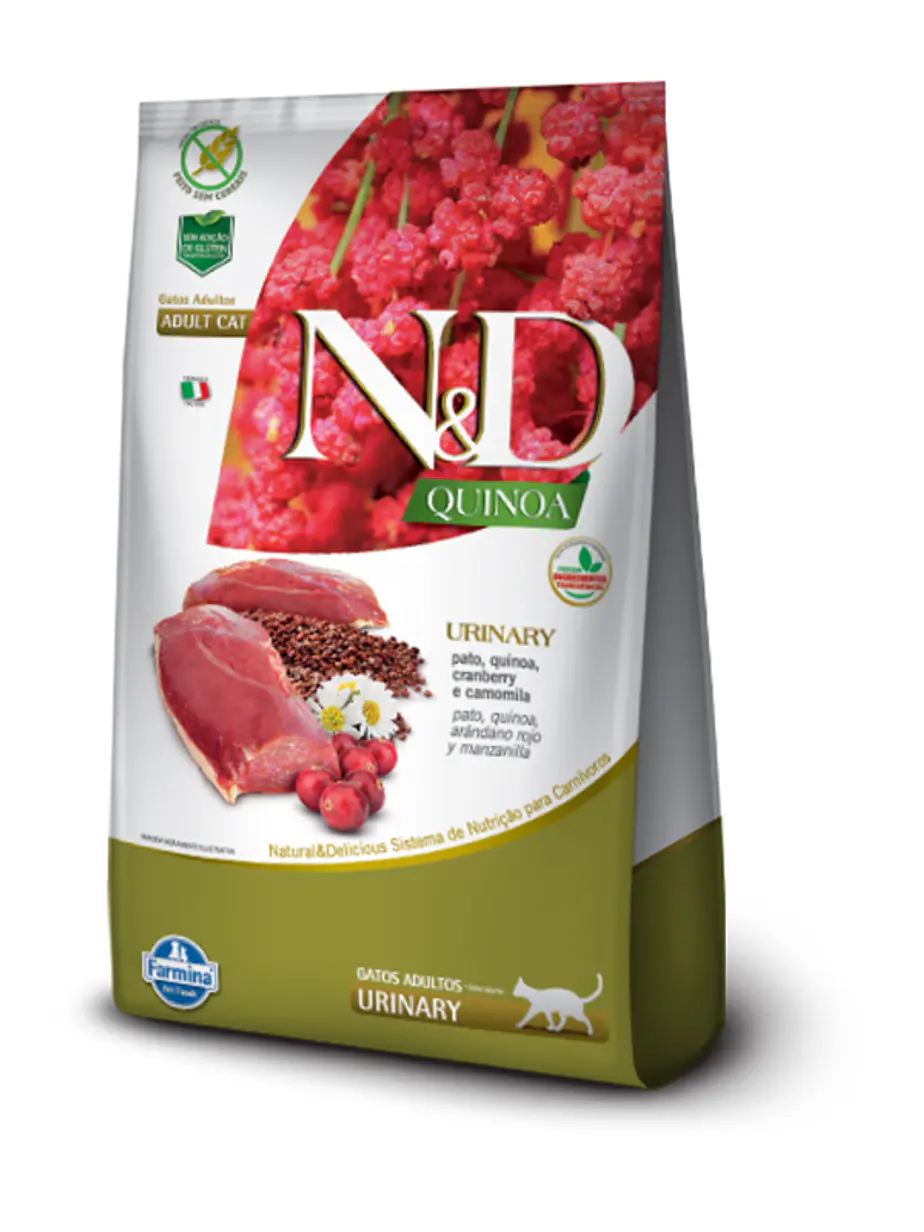 N&D Quinoa Gato Urinary Sabor Pato 1.5 Kilos 1