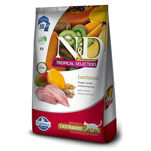 N&D Tropical Selection Gato Castrado Sabor Pollo 1.5 Kilos