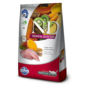 N&D Tropical Selection Gato Adulto Sabor Pollo 1.5 Kilos