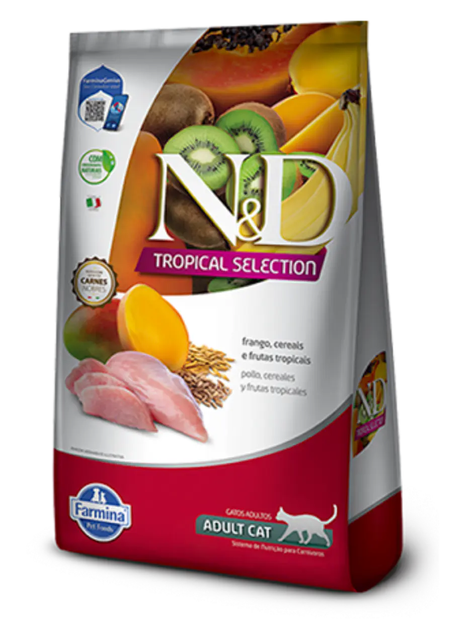 N&D Tropical Selection Gato Adulto Sabor Pollo 1.5 Kilos 1