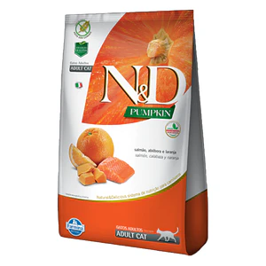 N&D Pumpkin Gato Adulto Sabor Salmon 1.5 Kilos