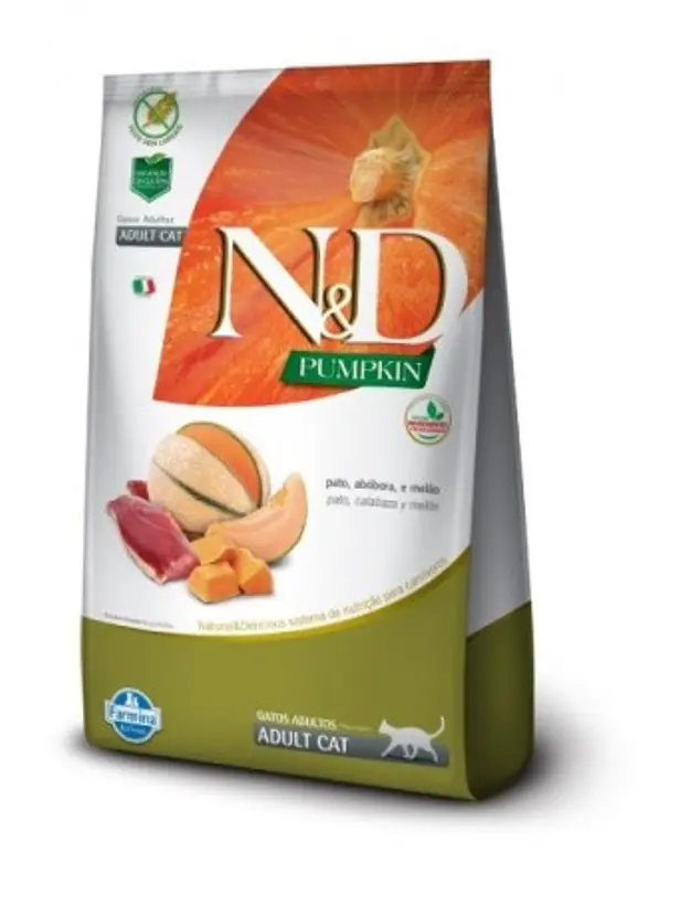 N&D Pumpkin Gato Adulto Sabor Pato 1.5 Kilos 1