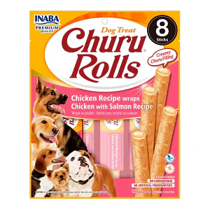 Churu Rolls - Palitos con Salmon para Perro 8 unidades