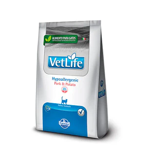 Vet Life Gato Adulto Hypoallergenic Cerdo y Papa 2 kilos