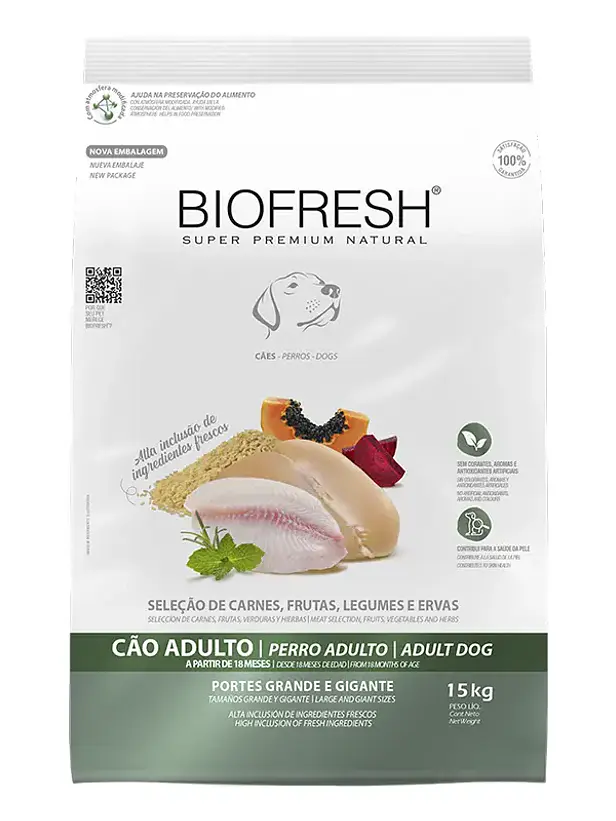 Biofresh Perro Adulto Razas Grandes y Gigantes 15 Kilos 1