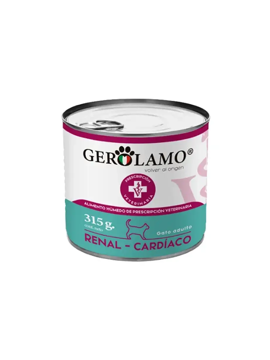 Lata gerolamo gato renal - cardiaco 315 gr  1