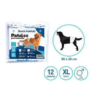 Pañales macho talla XL - Buen Amigo