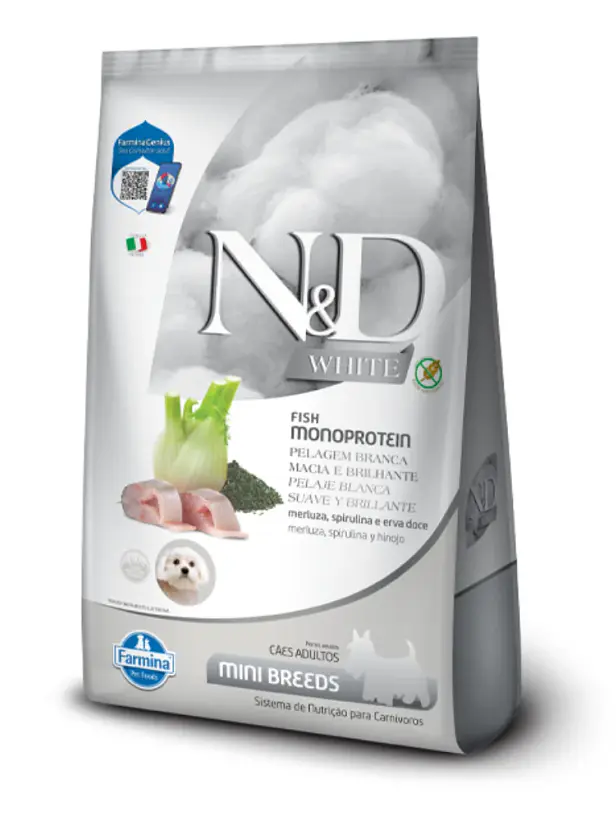 N&D White Perro Adulto Razas Pequeñas 2 kilos 1