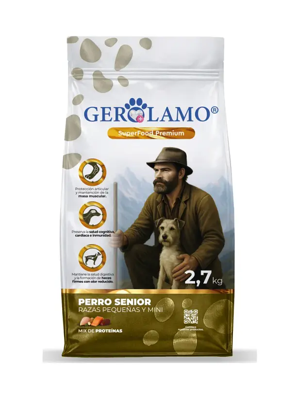 Gerolamo Perro senior raza pequeña 2.7 Kilos- 1