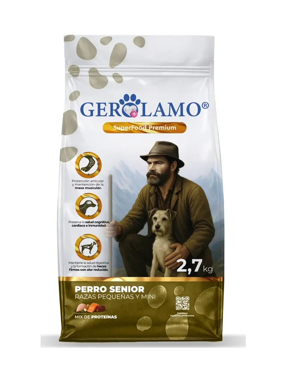 Gerolamo Perro senior raza pequeña 2.7 Kilos- 1