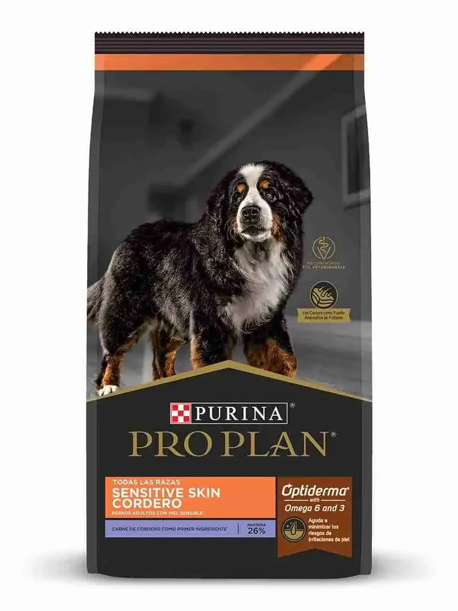 Proplan Adulto todas las razas Sensitive Skin sabor cordero 3 kilos 1