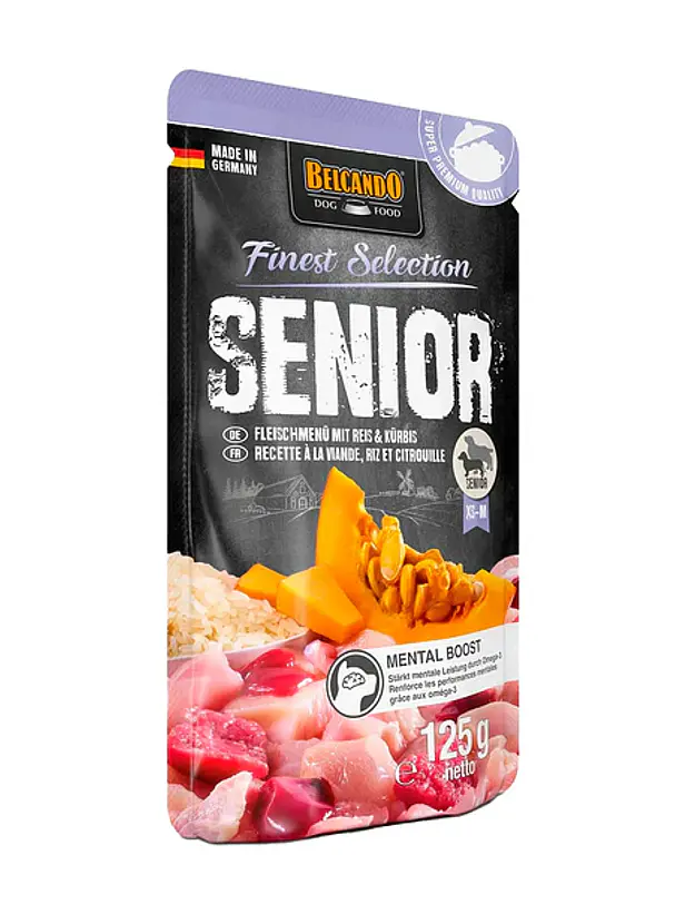 BELCANDO Sachet Finest Selection Senior Menú de Carnes 125 Gramos 1