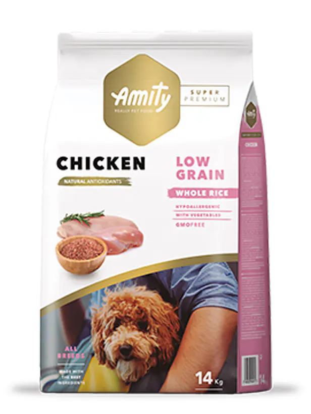 Amity  SP Low Grain Chicken Adult 14 KG 1