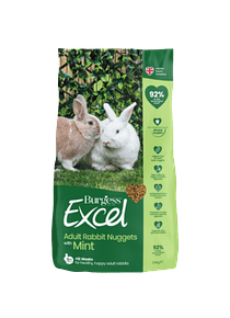 Burgess Excel Adult Rabbit Nuggets With Mint  3kg