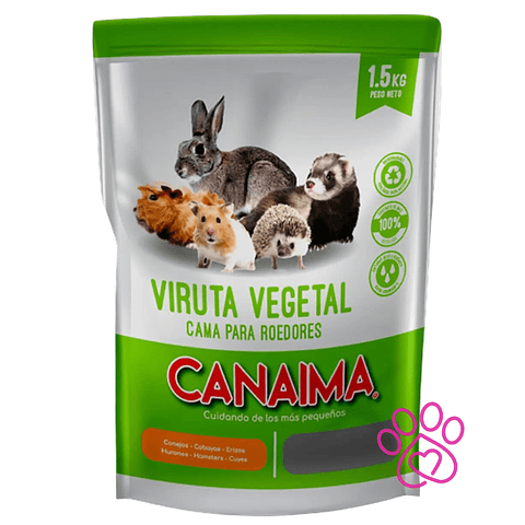 Canaima Viruta Vegetal Sustrato De Maiz 1.5 Kg
