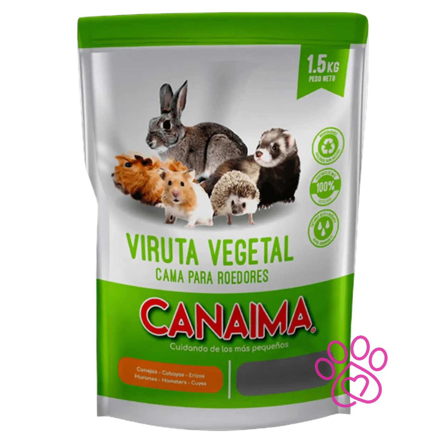 Canaima Viruta Vegetal Sustrato De Maiz 1.5 Kg 1