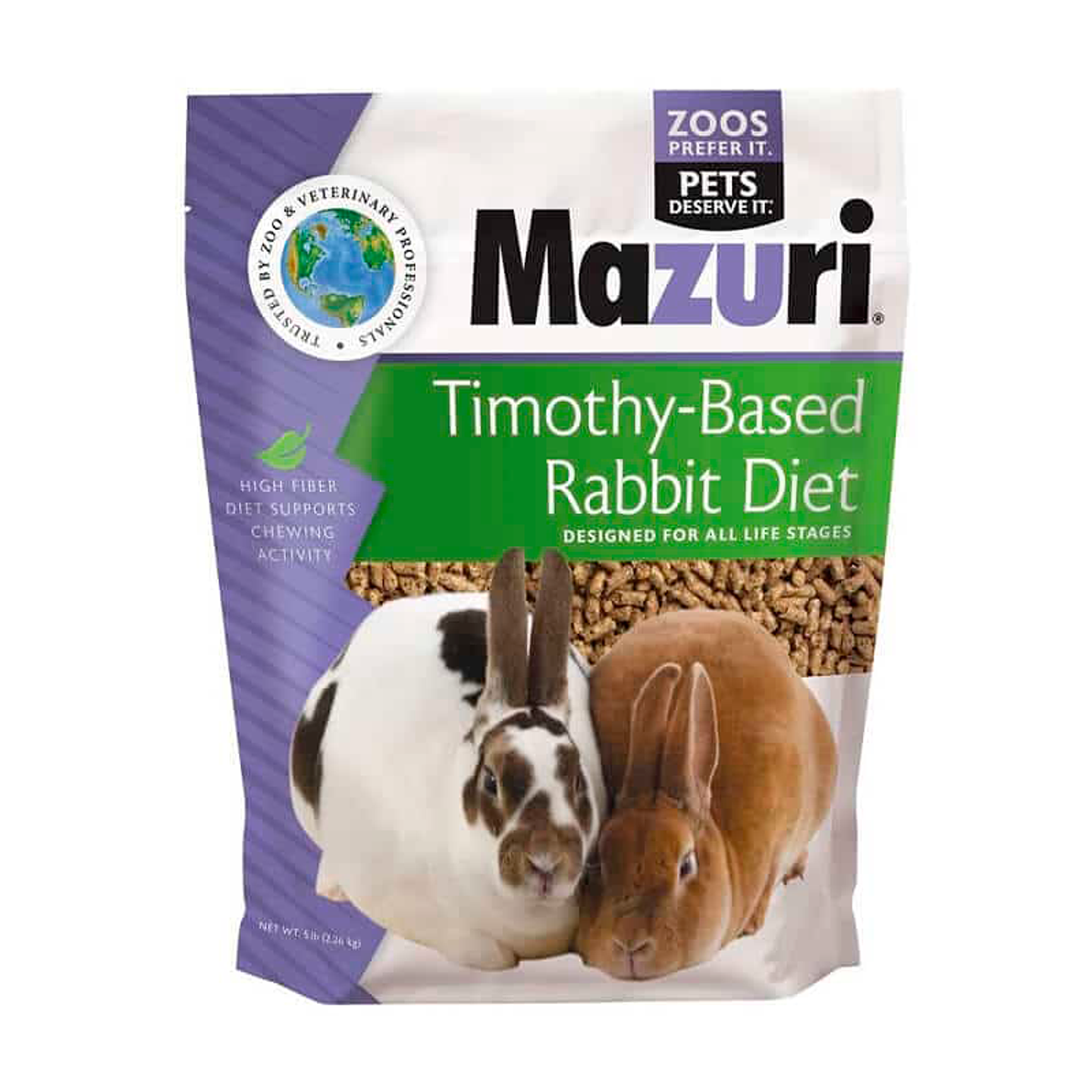 MAZURI RABBIT/CONEJO TIMOTHY BASED 1kg 1