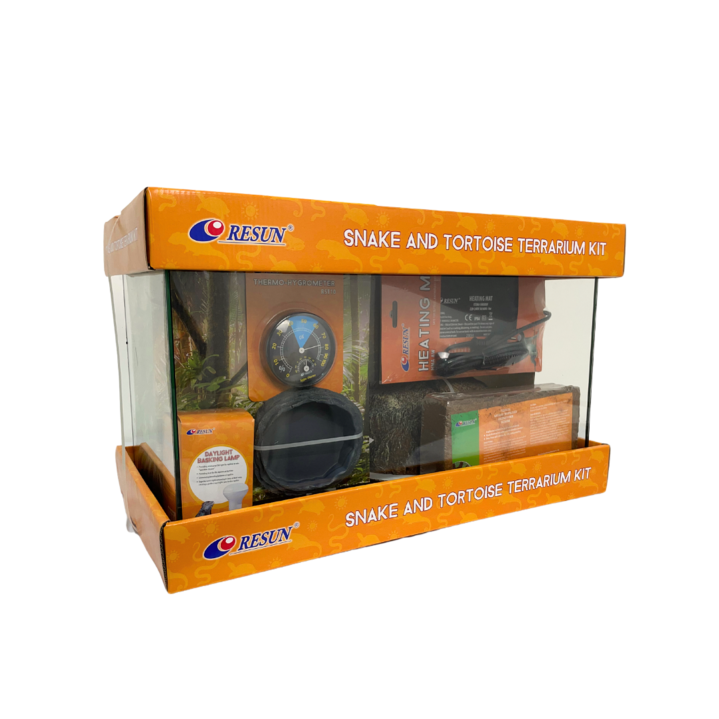 KIT TERRARIO PARA SERPIENTE Y TORTUGA 40 L 1