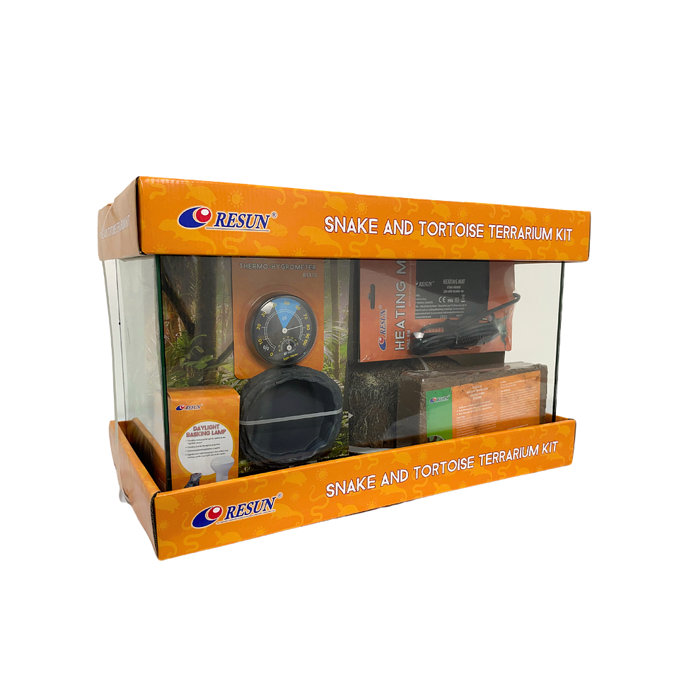 KIT TERRARIO PARA SERPIENTE Y TORTUGA 40 L 1