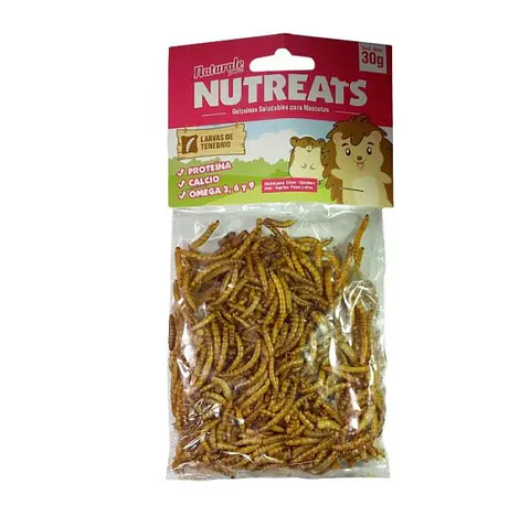 Snack tenebrios deshidratados nutreats 30grs