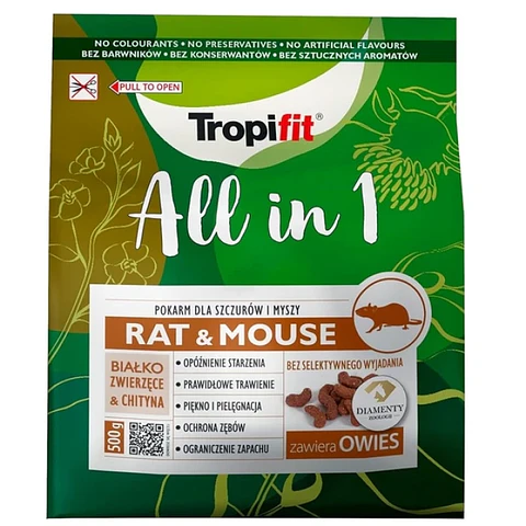 Tropifit All In 1 Ratas y Ratones – 500gr