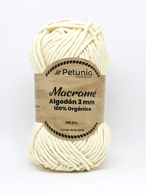 MACRAME ALGODON 3 MM - 6002