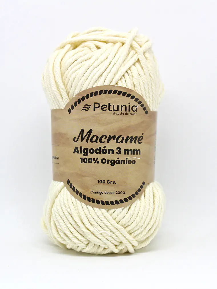 MACRAME ALGODON 3 MM - 6002 1