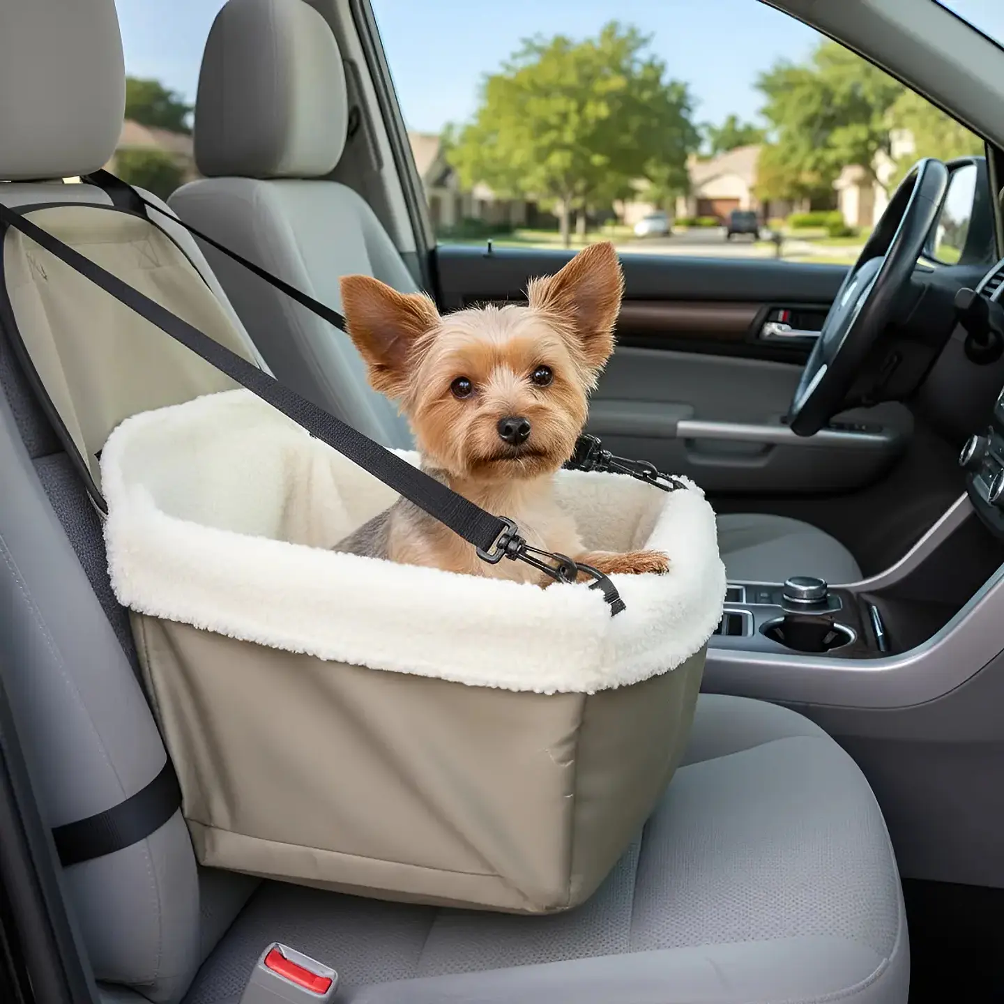 Asiento para auto para mascotas 2