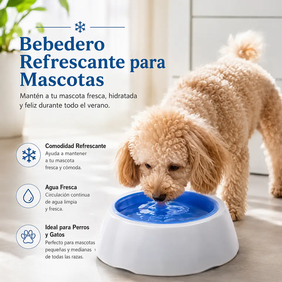 Bebedero de Hidrogel Conservador de Agua Fría  1