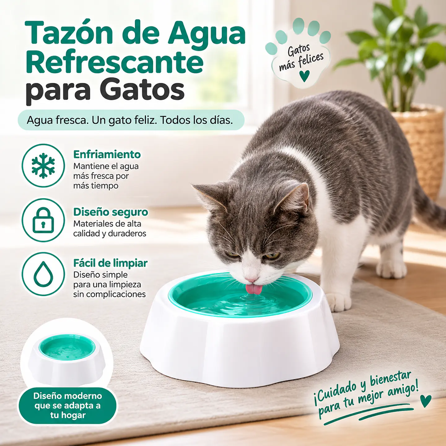 Bebedero de Hidrogel Conservador de Agua Fría  7