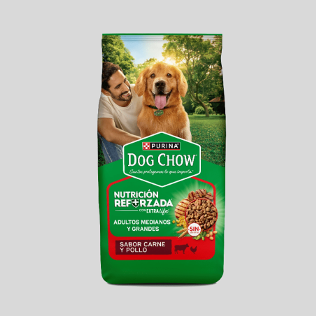 DOG CHOW ADULTO RAZA MEDIANA Y GRANDE 19,5KG 1