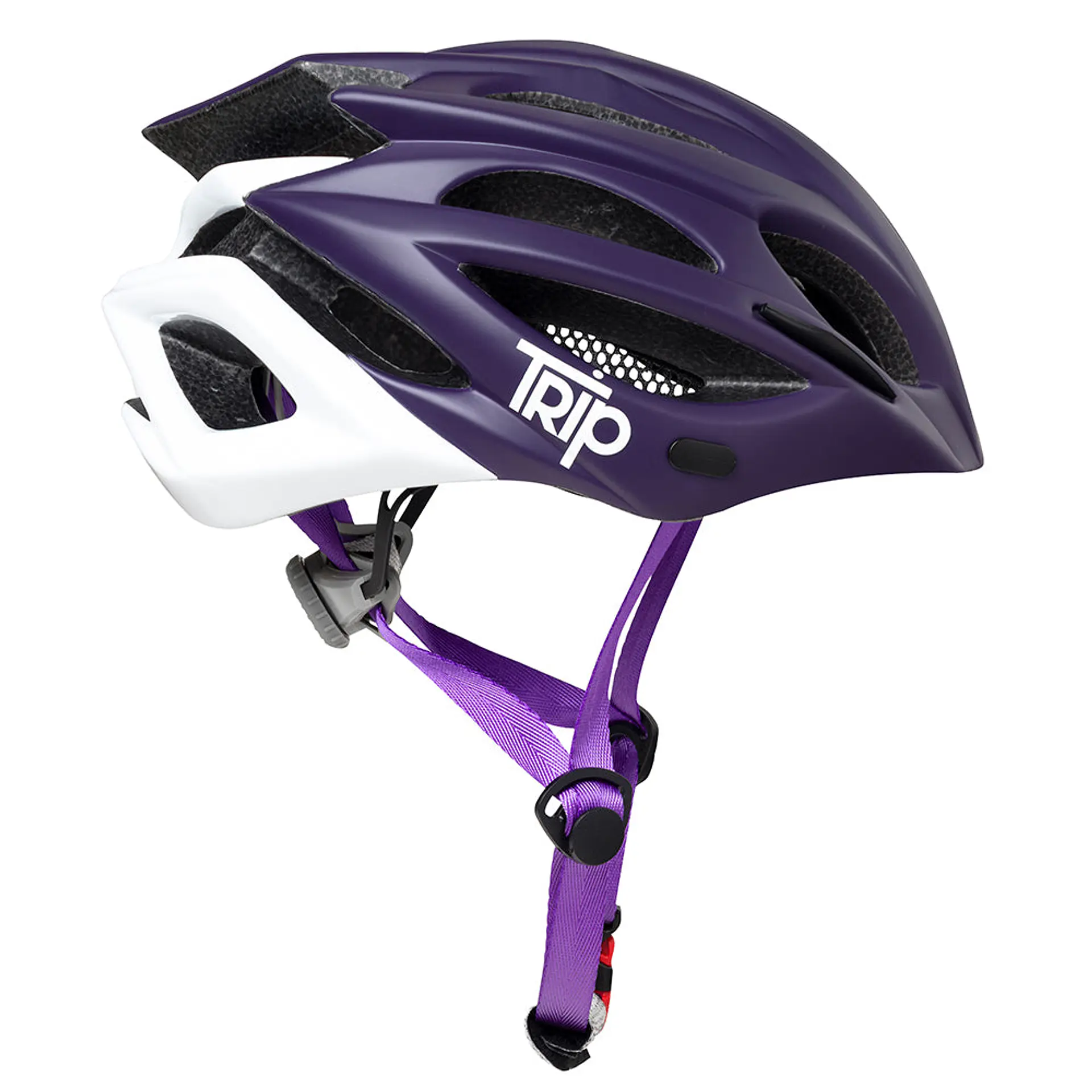 Casco Trip MTB Morado/Blanco 3