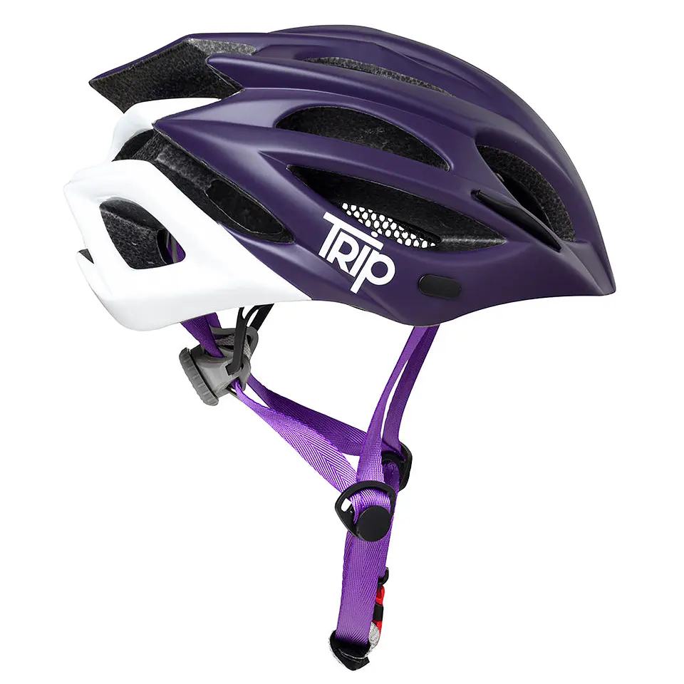 Casco Trip MTB Morado/Blanco 3
