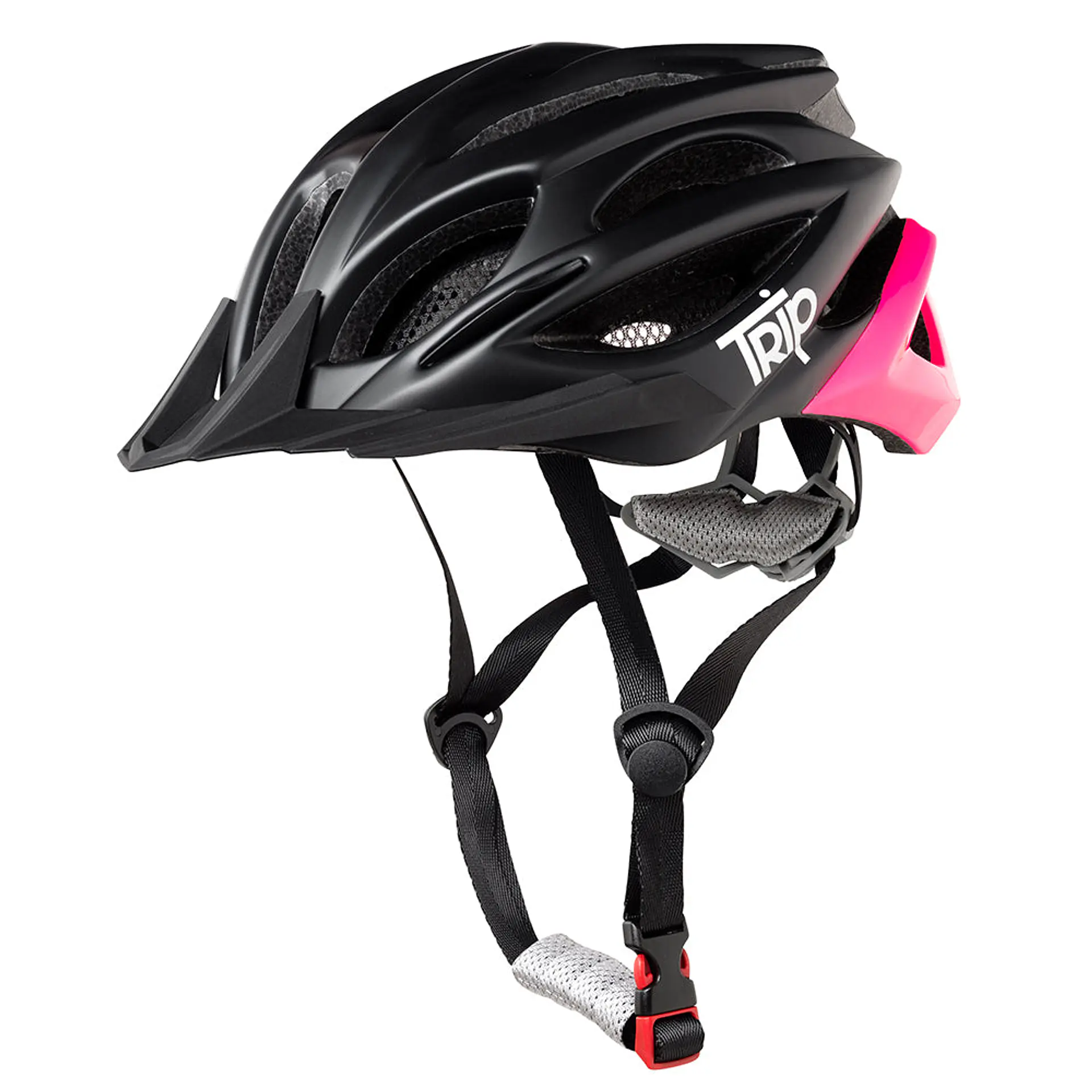 Casco Trip MTB Negro/Rosa 1