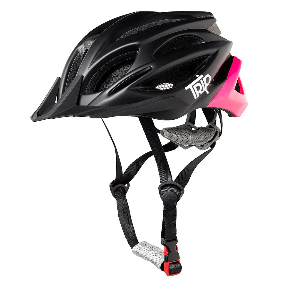 Casco Trip MTB Negro/Rosa 1