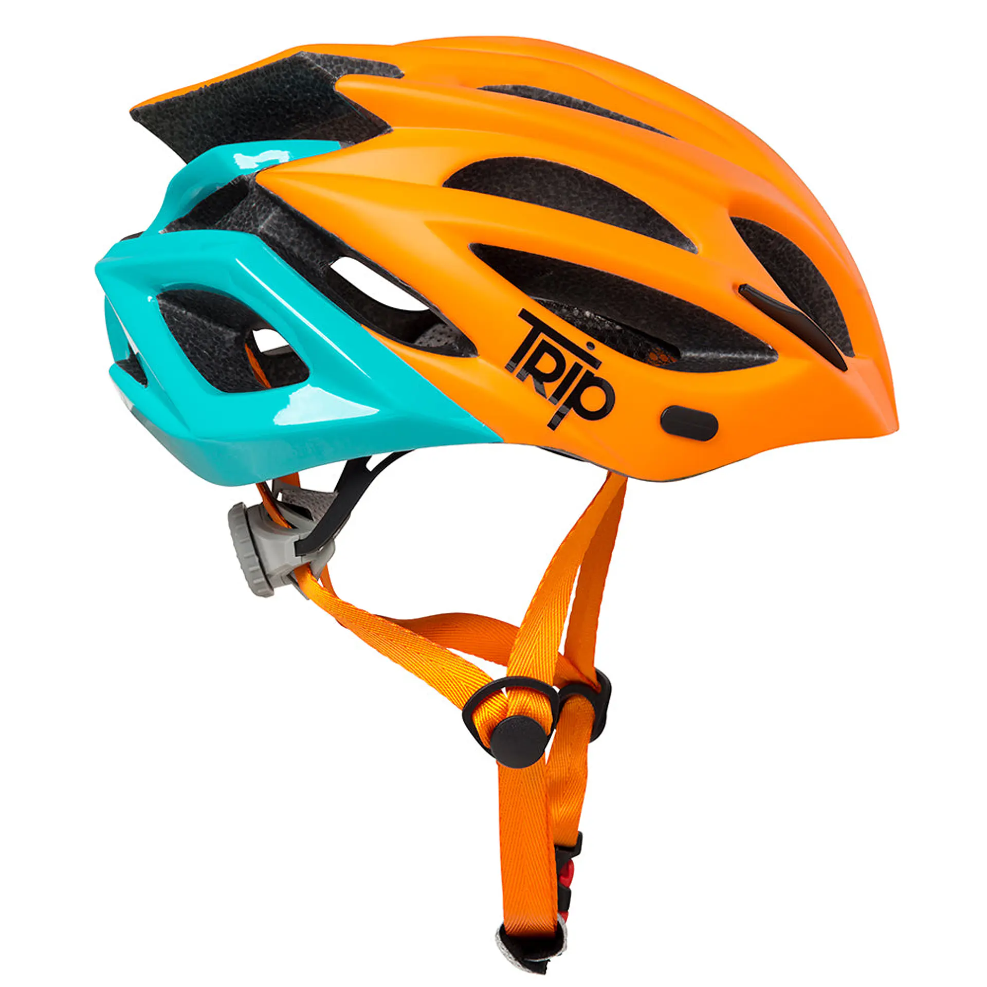 Casco Trip MTB Naranjo/Azul 3