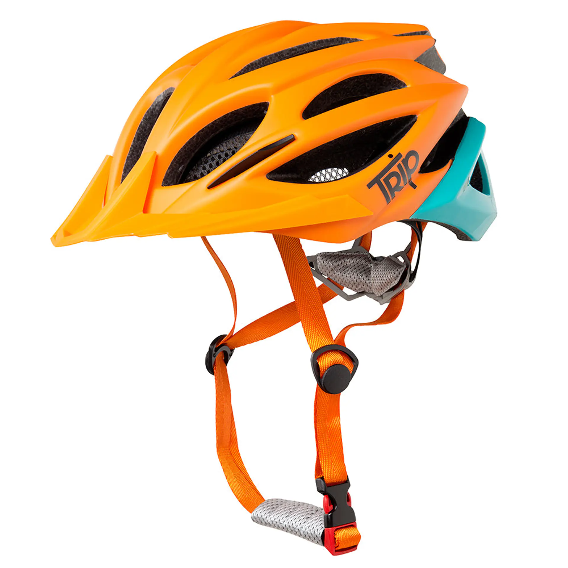 Casco Trip MTB Naranjo/Azul 1