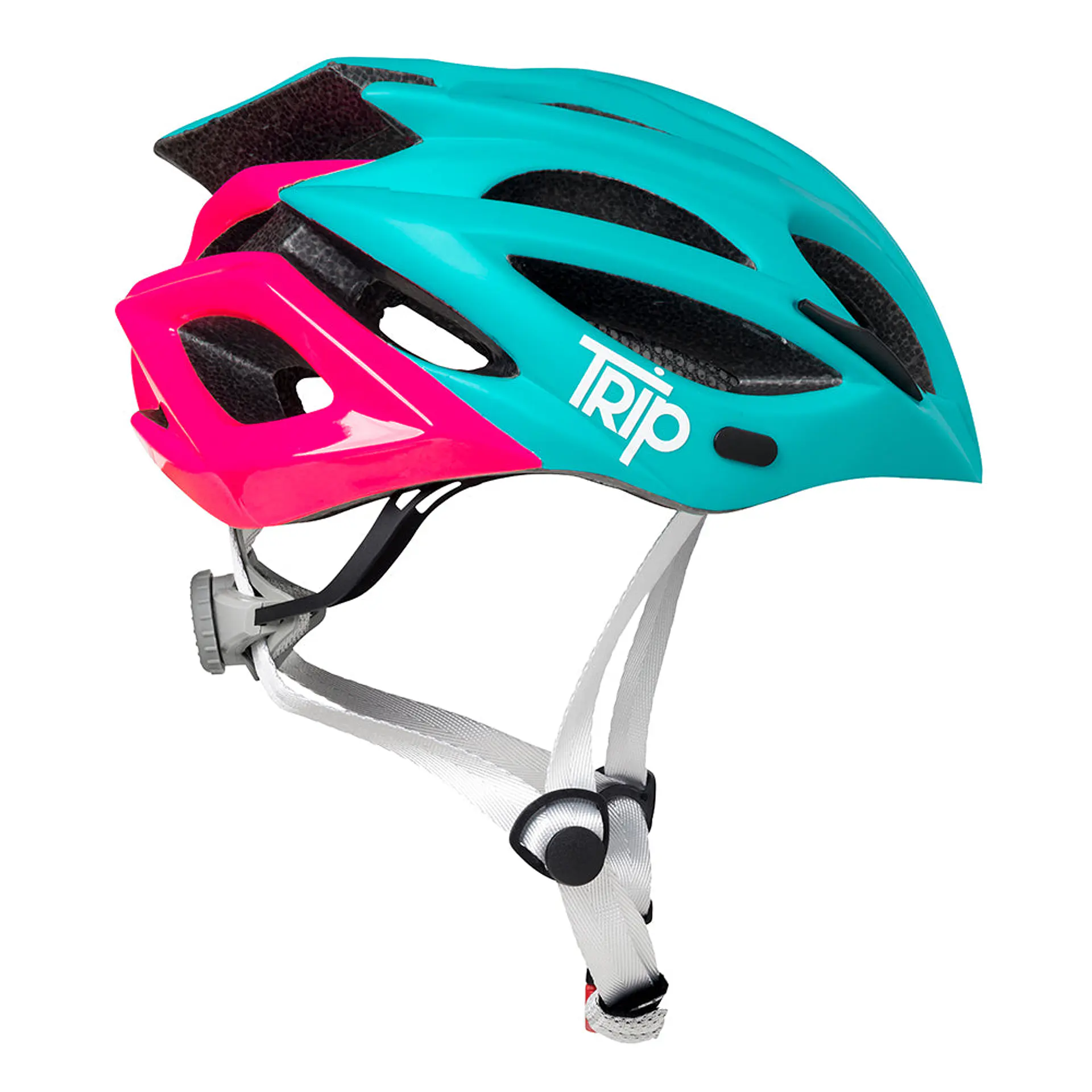 Casco Trip MTB Azul/Rosa 3