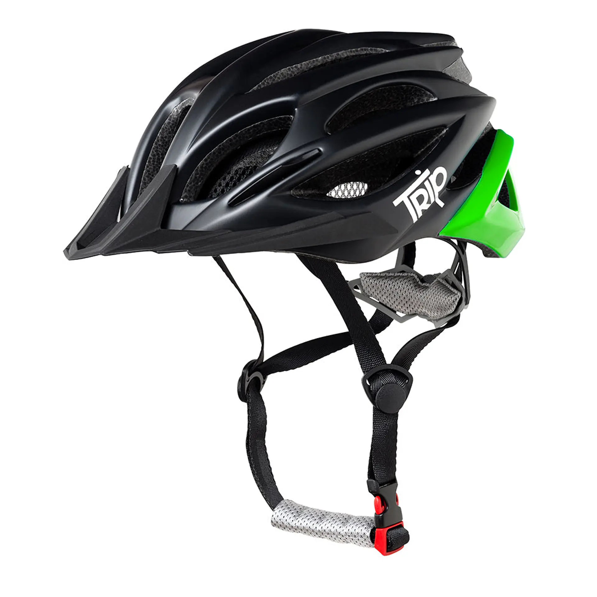 Casco Trip MTB Negro/Verde 1