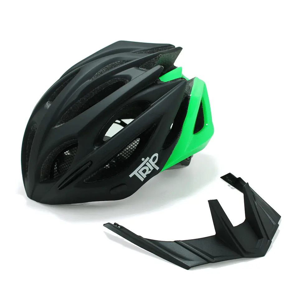 Casco Trip MTB Negro/Verde 4
