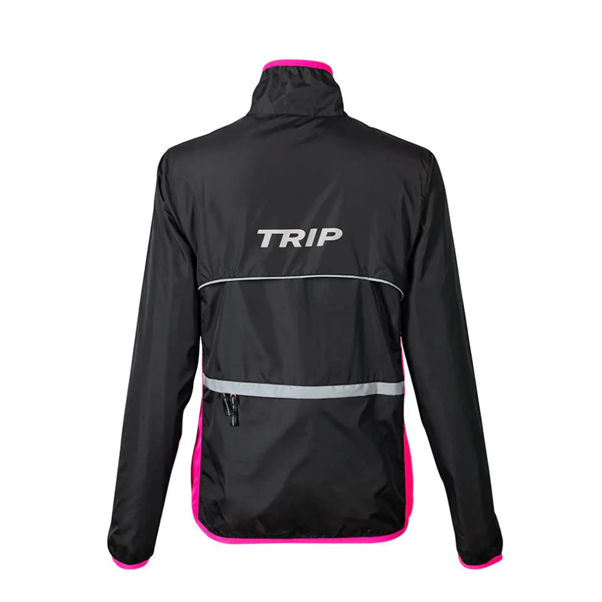 Cortaviento Trip Negro/Rosa 2