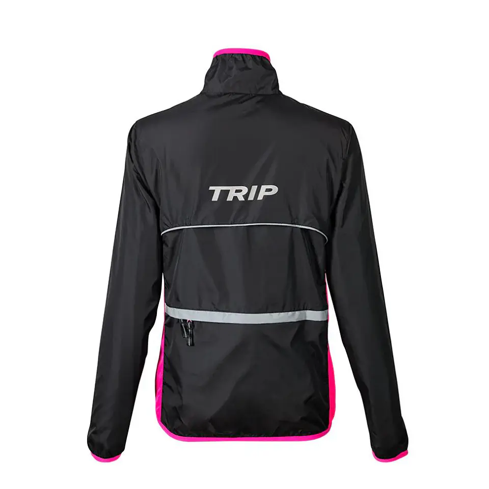 Cortaviento Trip Negro/Rosa 2