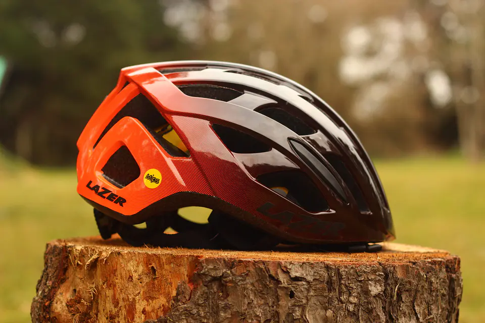 Casco Lazer Tonic MIPS Café/Naranjo S 1