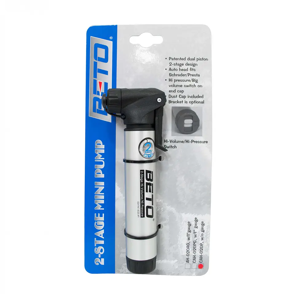 Bombín Beto 2 Stage Mini Pump 130 PSI 1