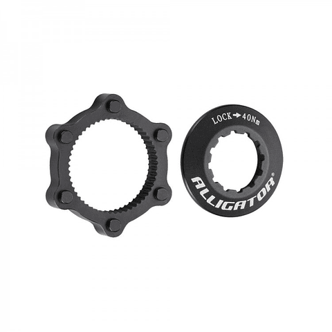 Adaptador Alligator Disco Centerock a 6 Pernos