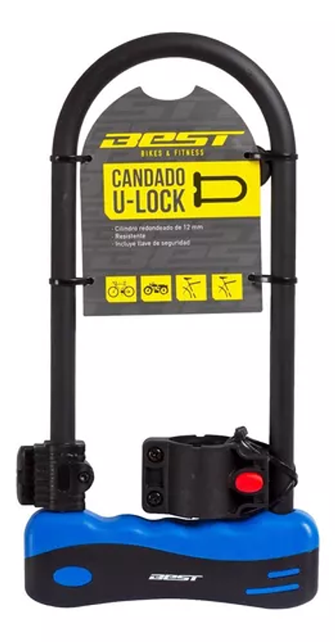 Candado Bicicleta U-Lock Best 165mm X 320mm