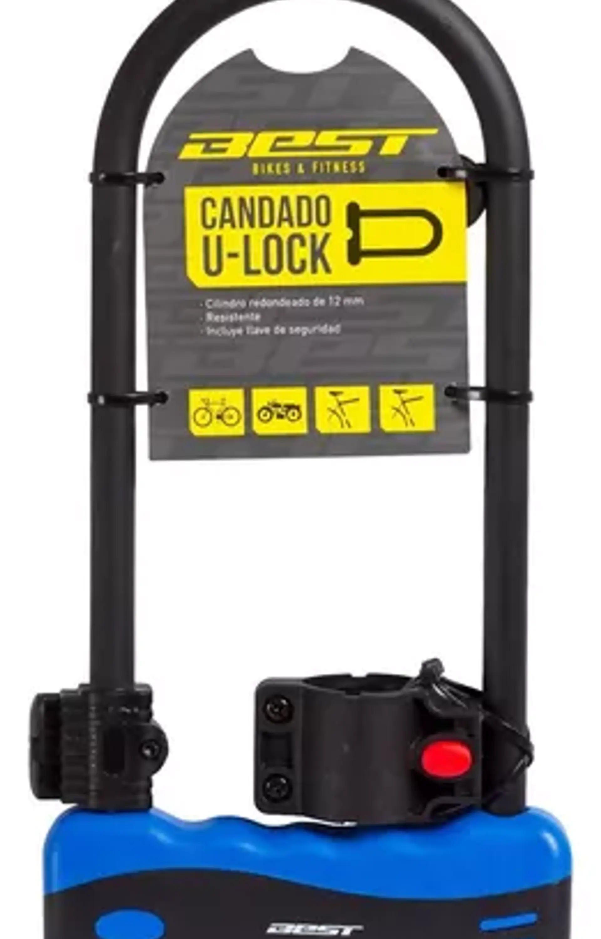 Candado Bicicleta U-Lock Best 165 mm X 320 mm 1