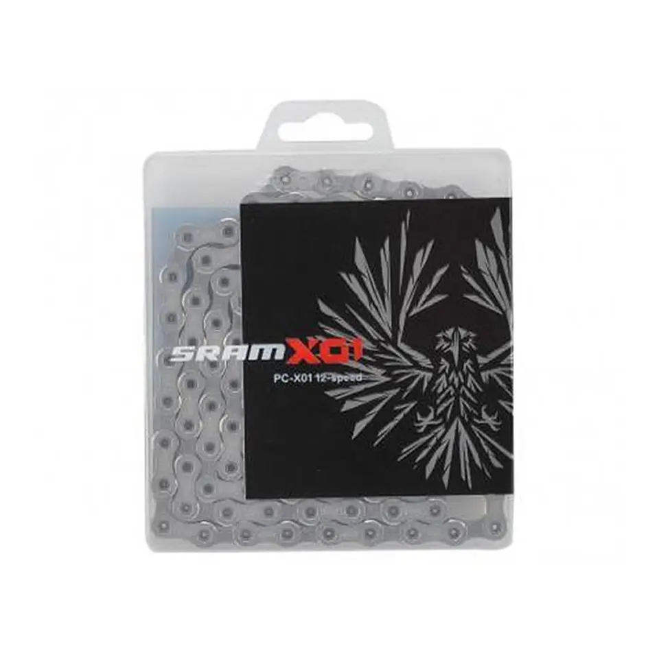 Cadena SRAM Eagle X01 12V 126 Links Plata 1
