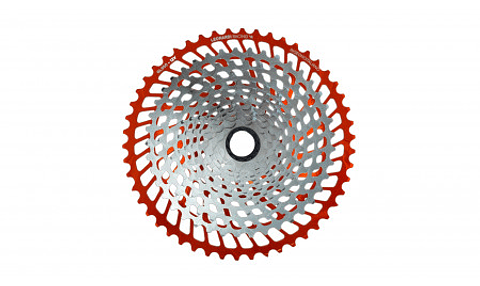 Piñon LEONARDI RACING Cassette General Lee 12V XL 9-50 XD Naranjo