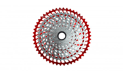 Piñon LEONARDI RACING Cassette General Lee 12V XL 9-50 XD Rojo